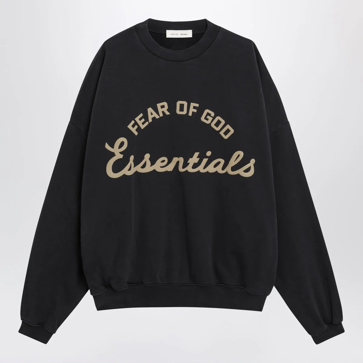 Training 90S Black Cotton Fleece Sweatshirt