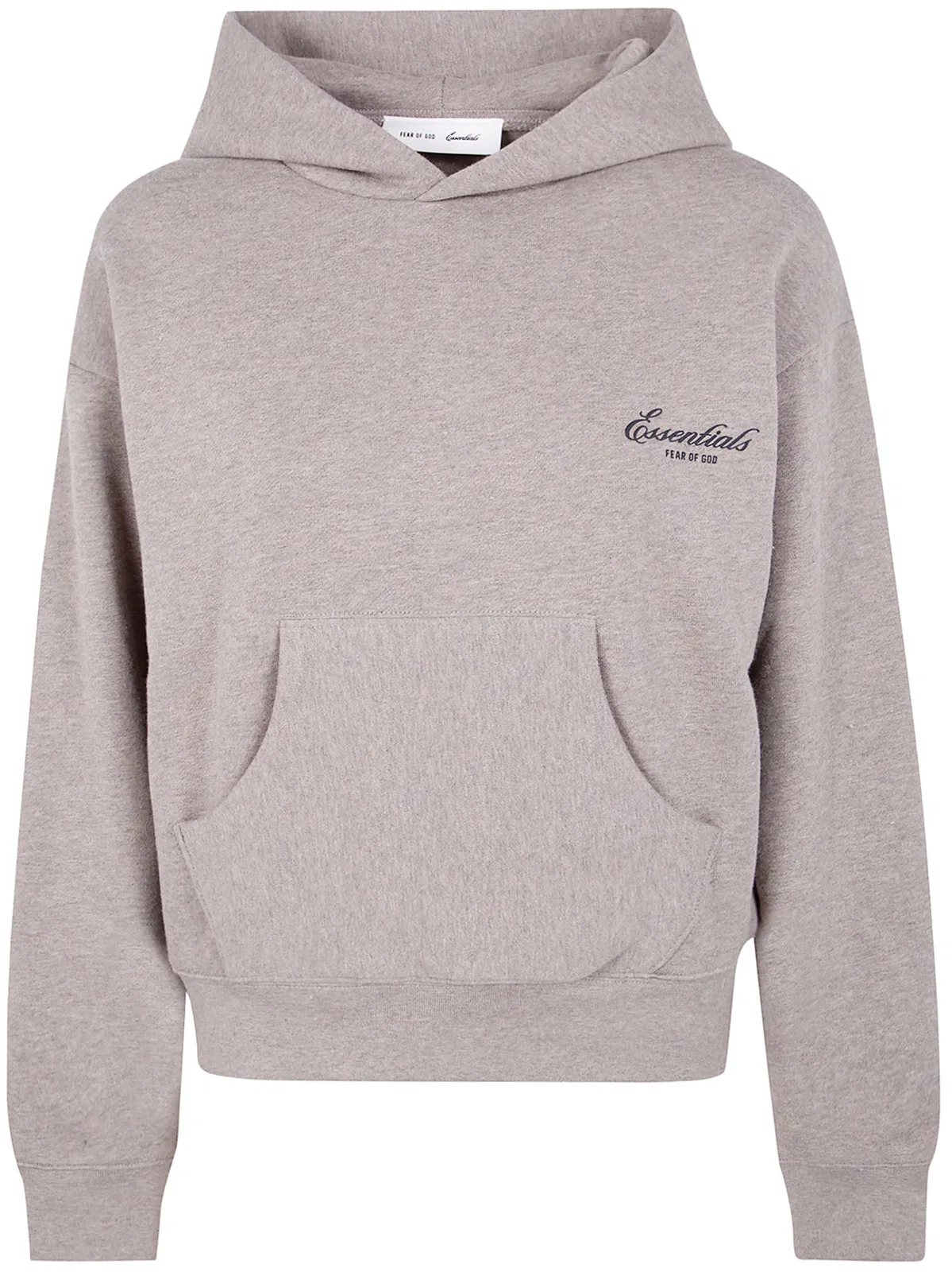Essentials Fear Of God  Classic Hoodie In Gray