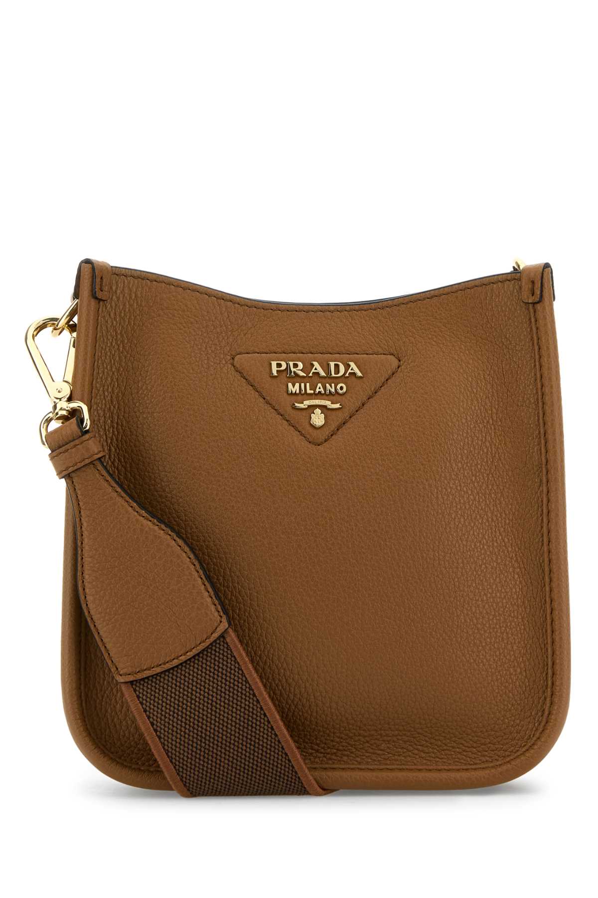 Caramel Leather Crossbody Bag