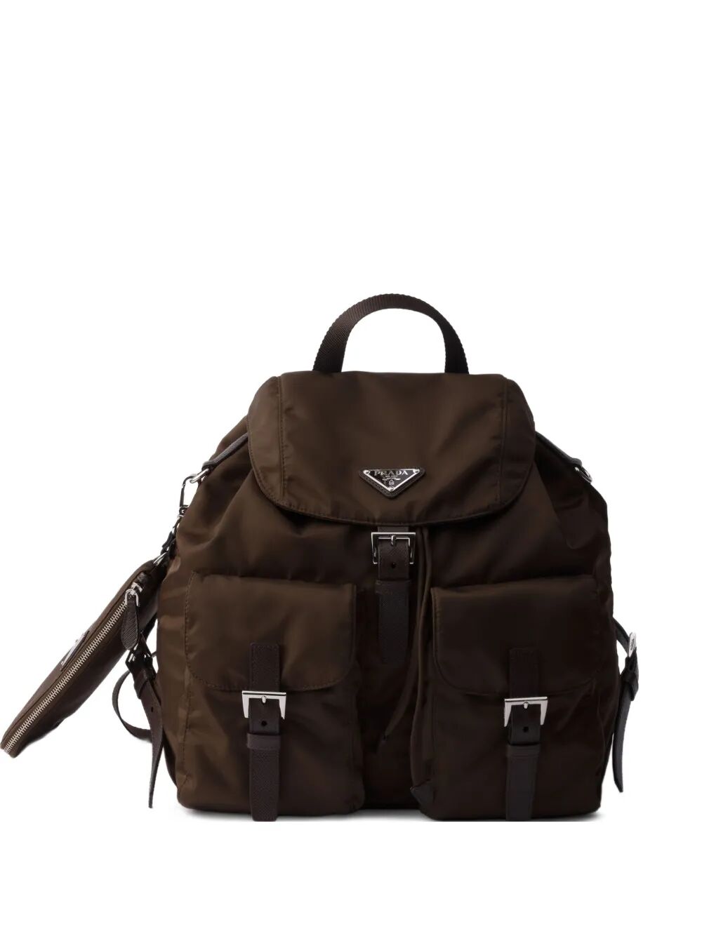 Medium Re-Nylon Backpack With Pouch