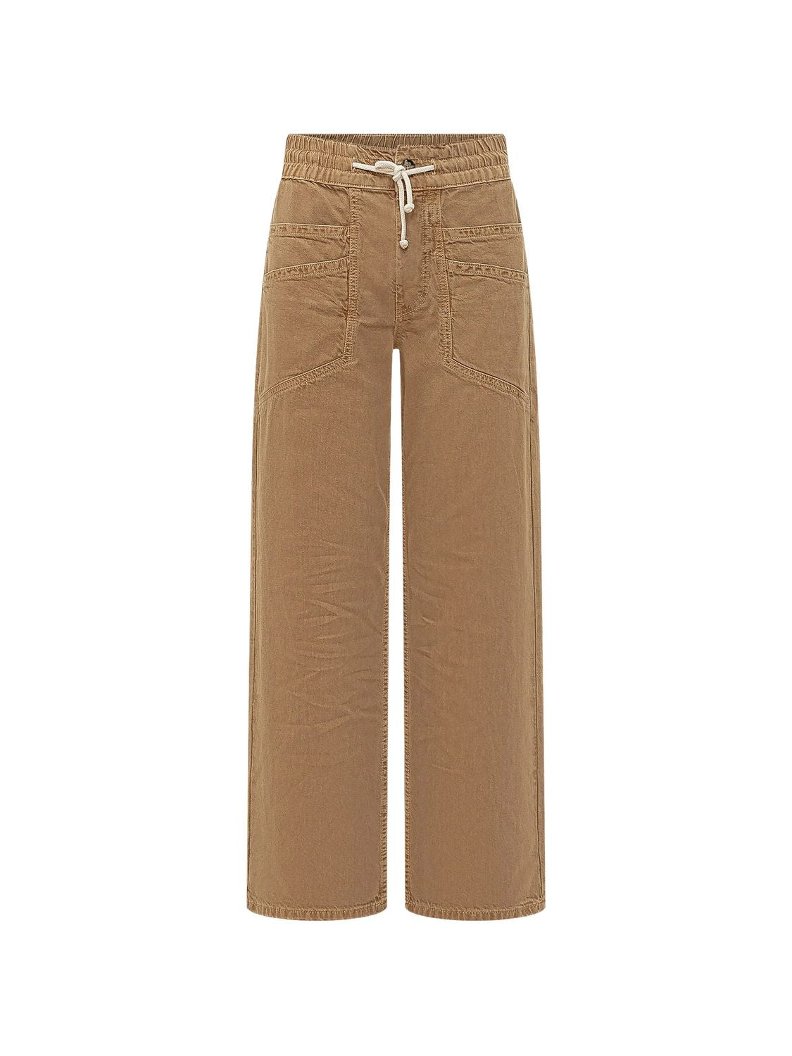 Ba&Sh Jean Fima Camel Tied Waist