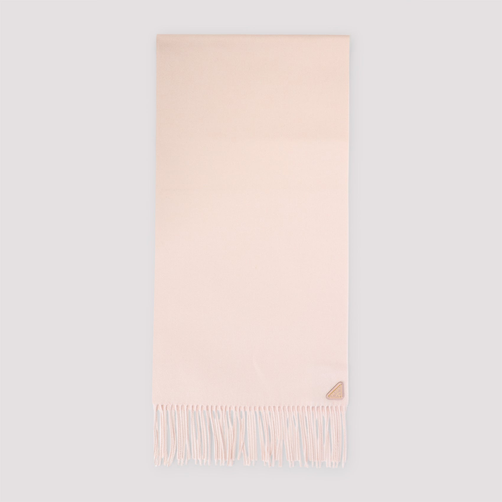 Pink Scarf With Fringes