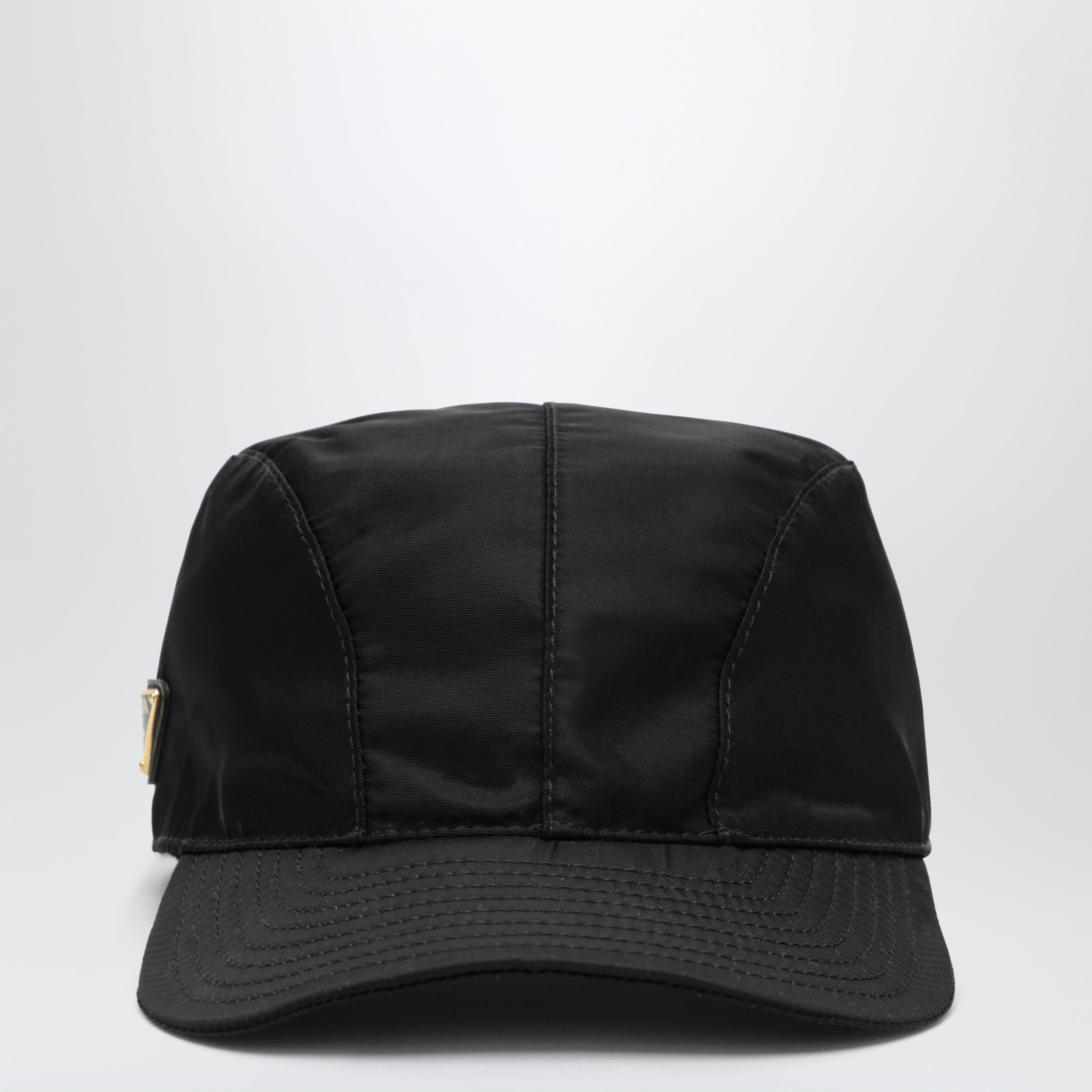 Cap With Visor In Black Renylon
