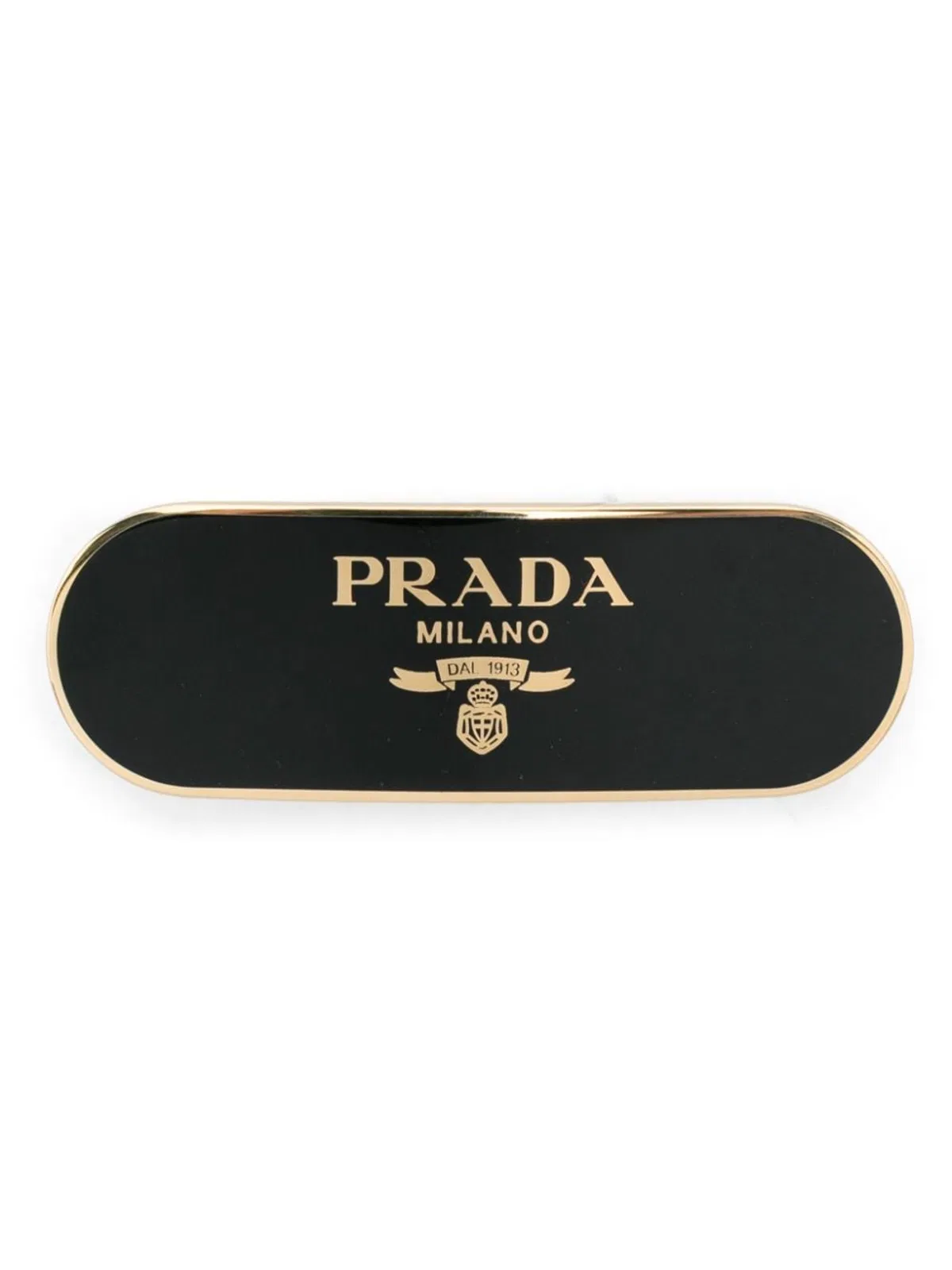 Polished Logo Barrette
