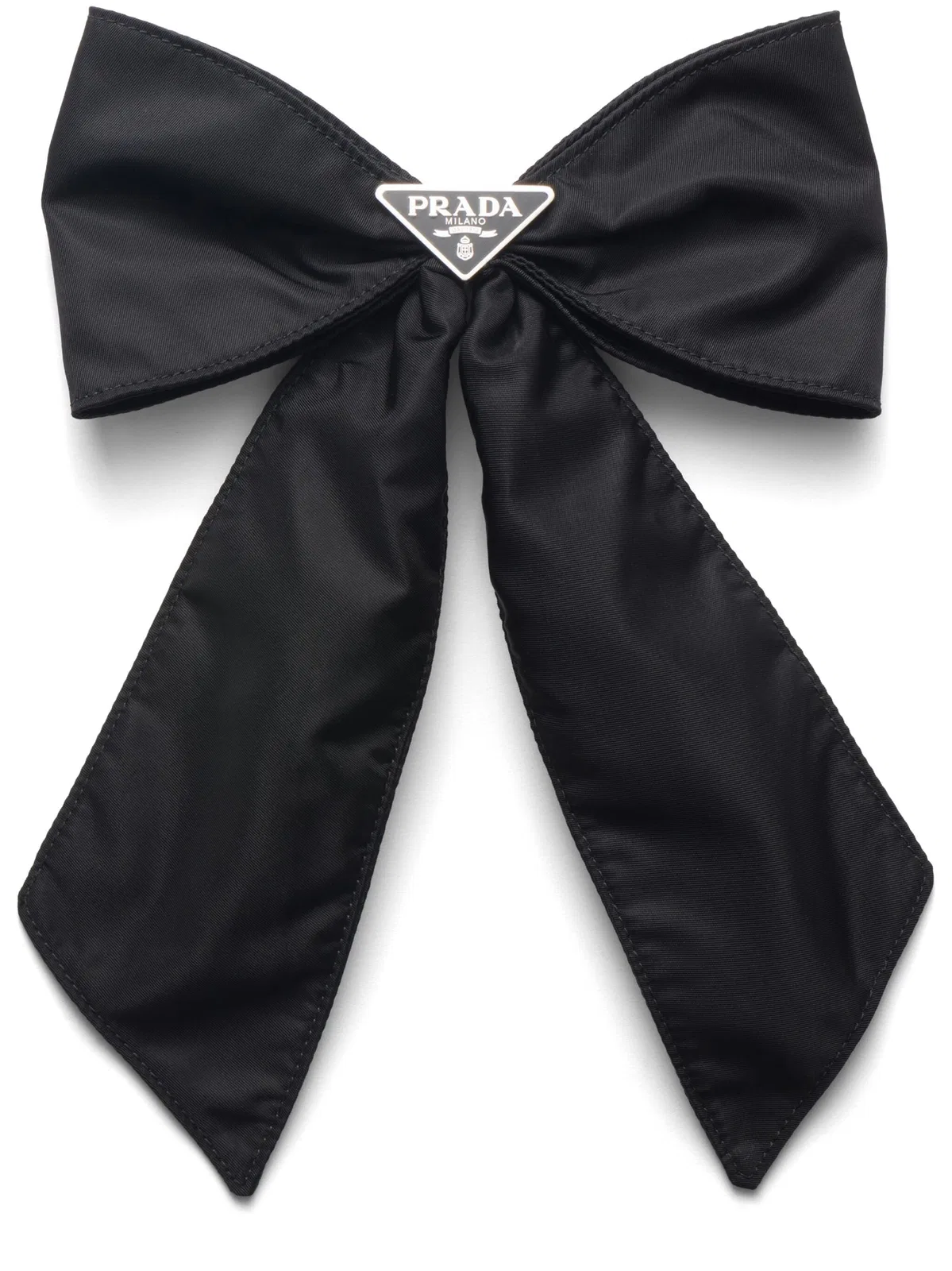 Logo-Embellishment Bow Hair Clip