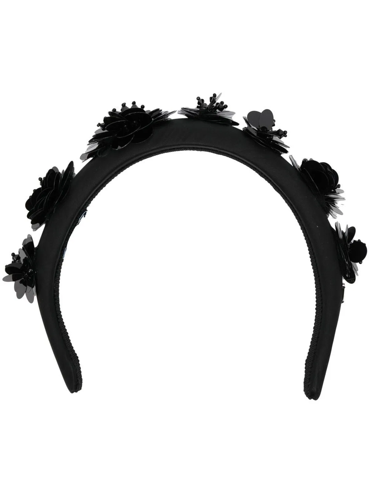3D Floral Applique Re-Nylon Headband