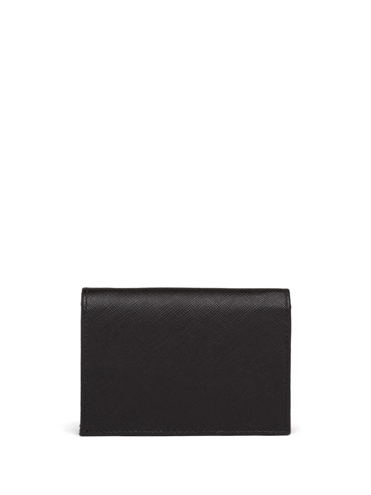 Prada Black Saffiano Wallet In Black