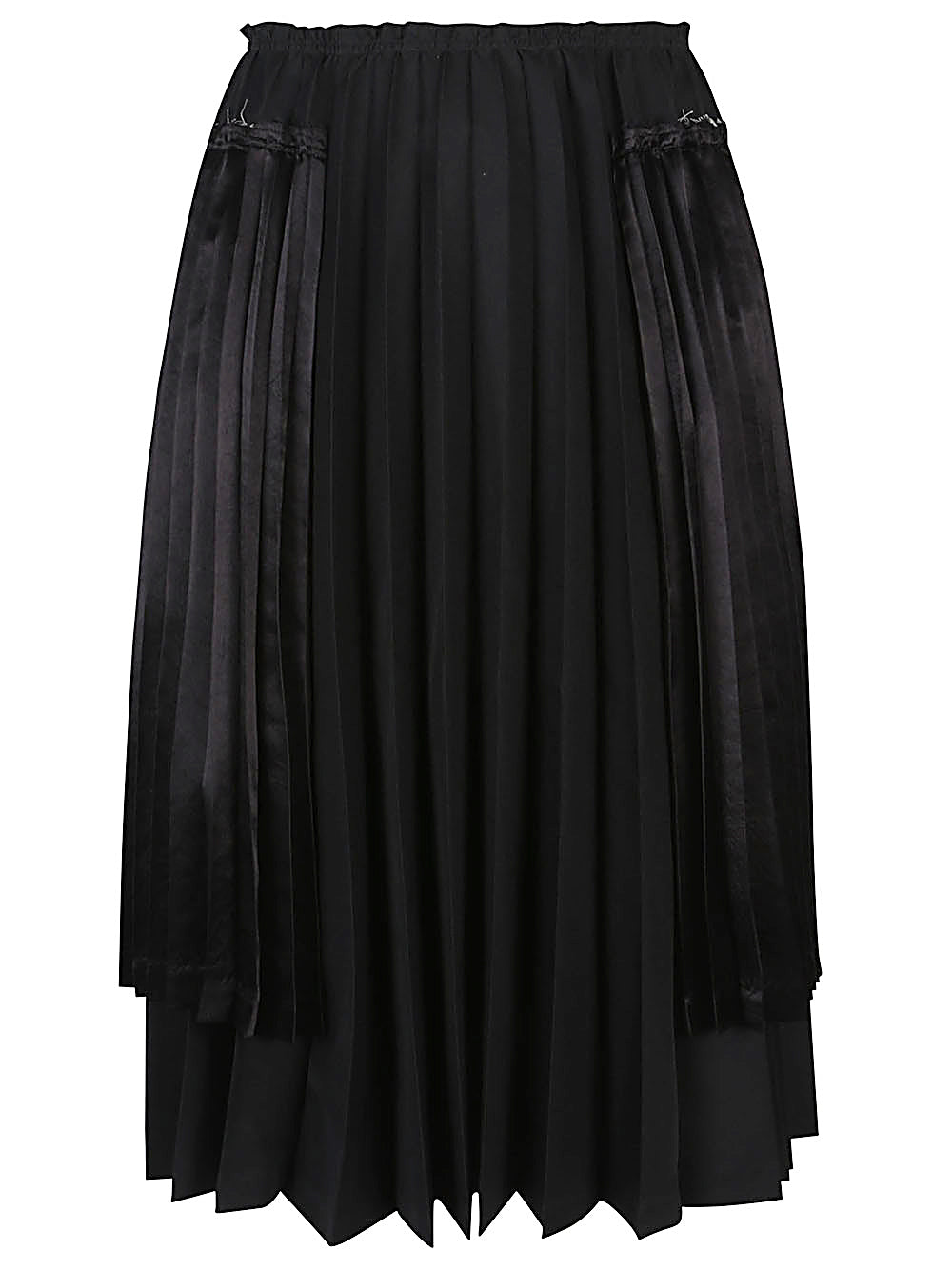 Black Polyester Clothing Skirts