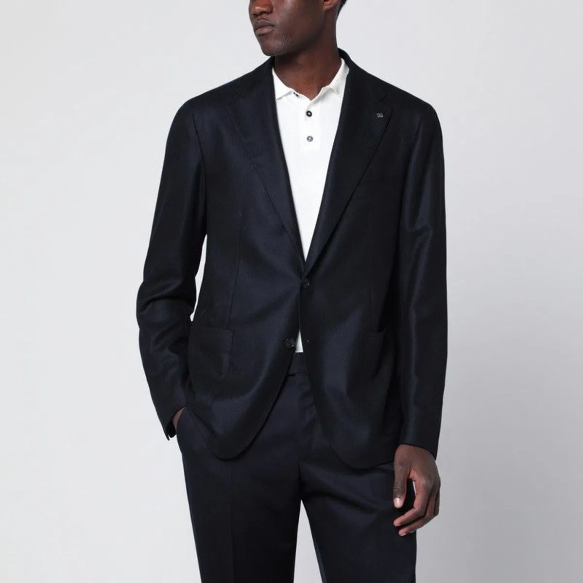 Single-Breasted Jacket With Two Buttons