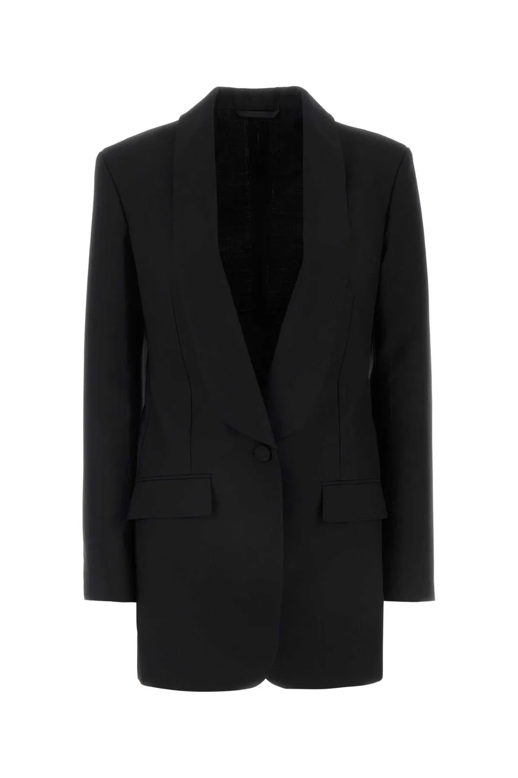 Givenchy Stretch Wool-blend Blazer In Black