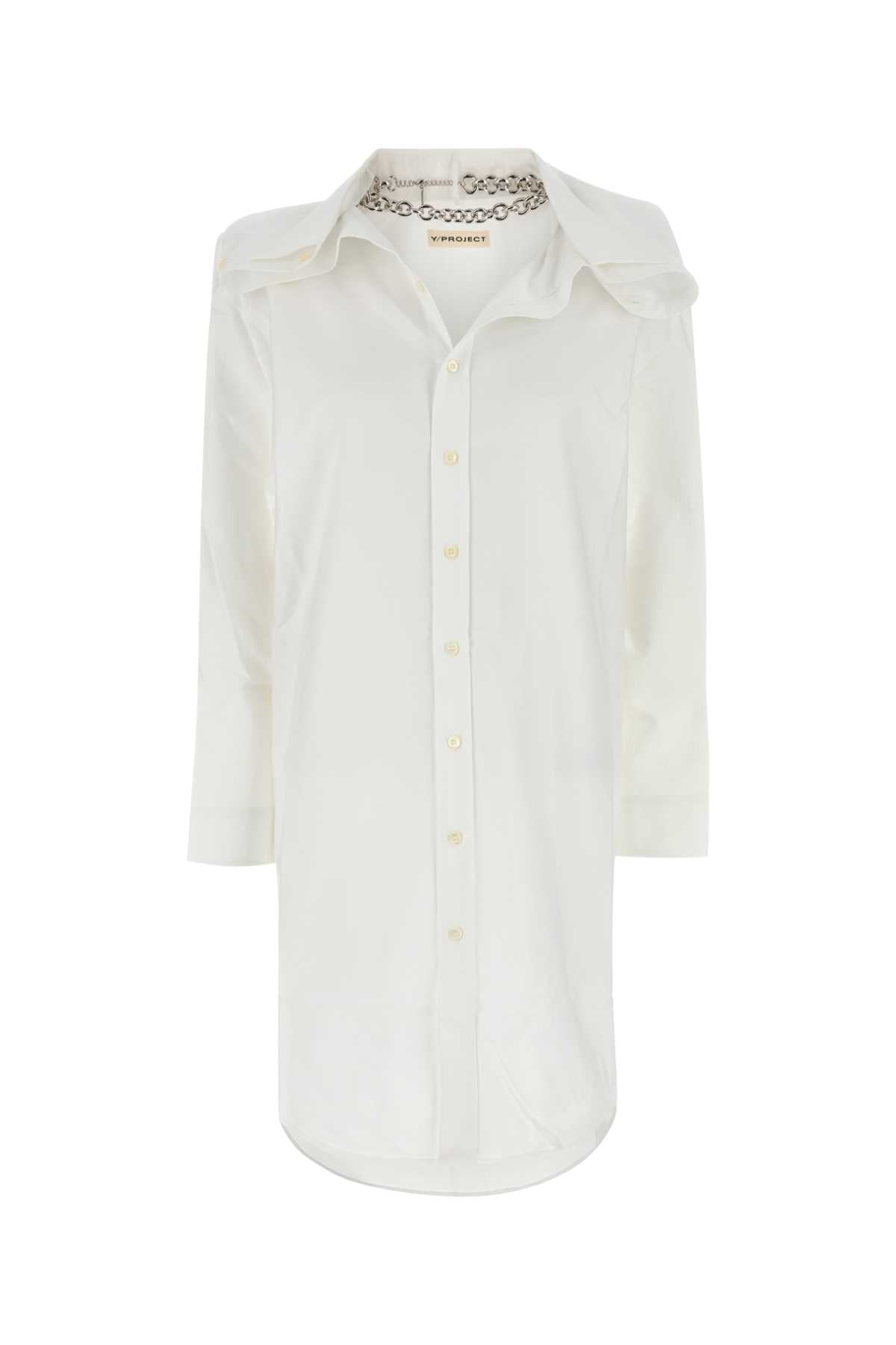 Y Project Evergreen Chain Shirt Dress