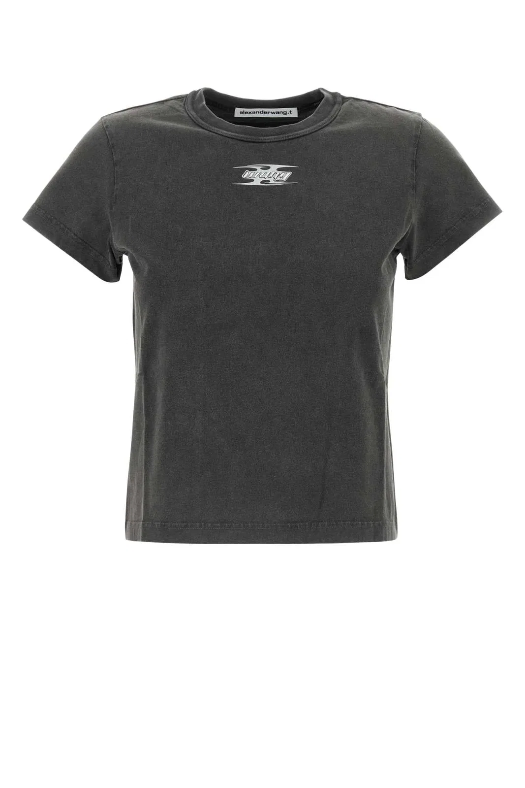 Shrunken Tee With Blade Logo