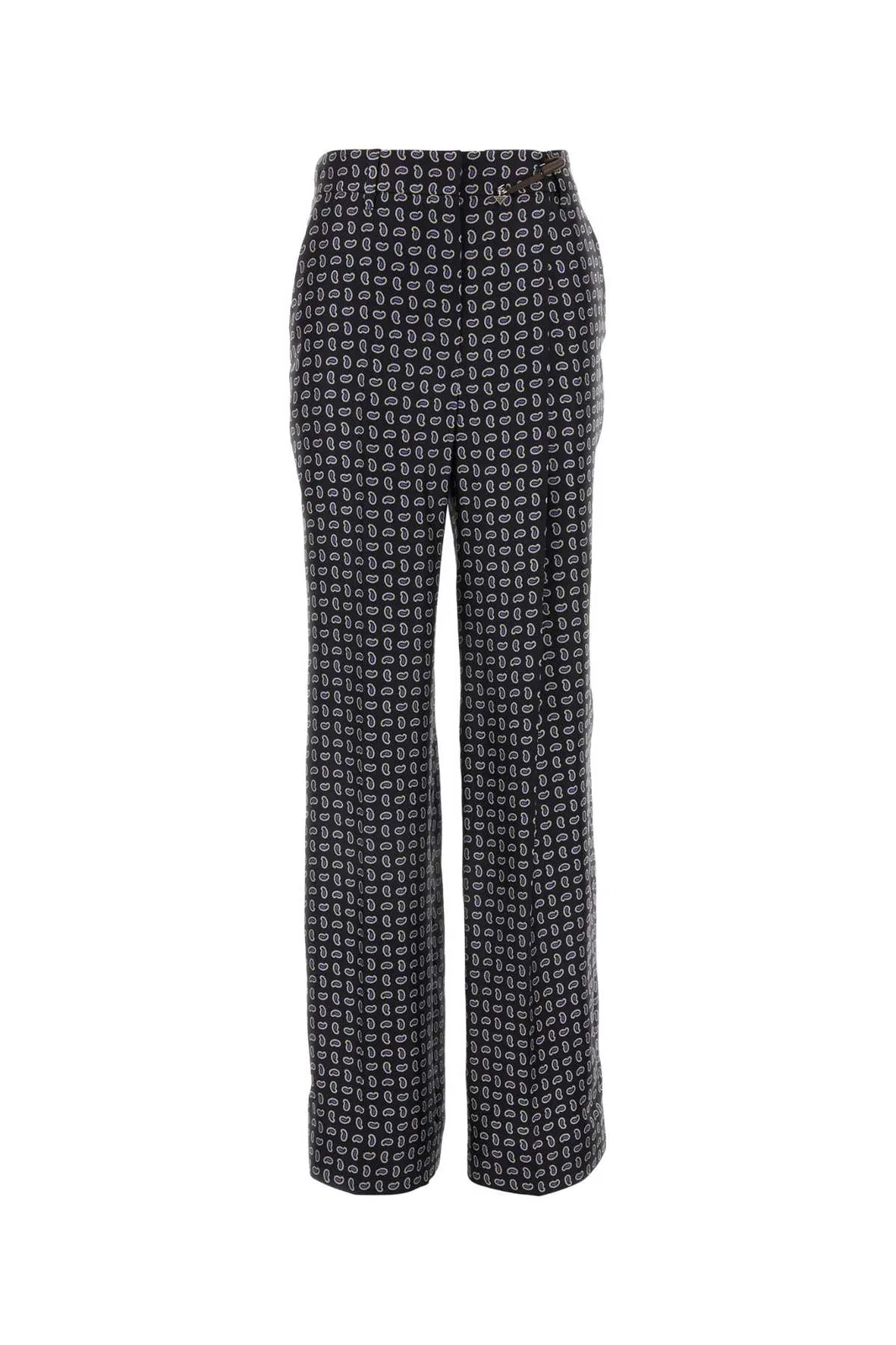 Prada Printed Silk Trousers
