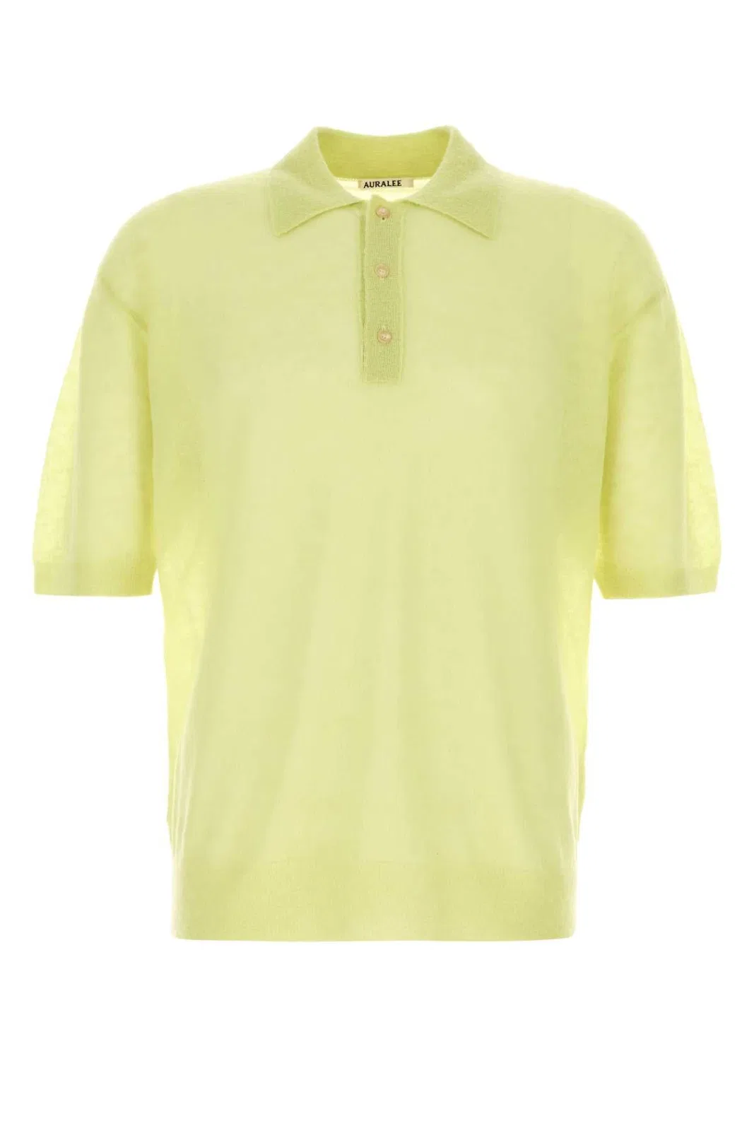Kid Mohair Sheer Knit Polo