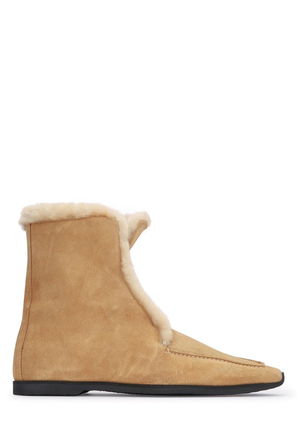 Shearling-Edge Winter Boots