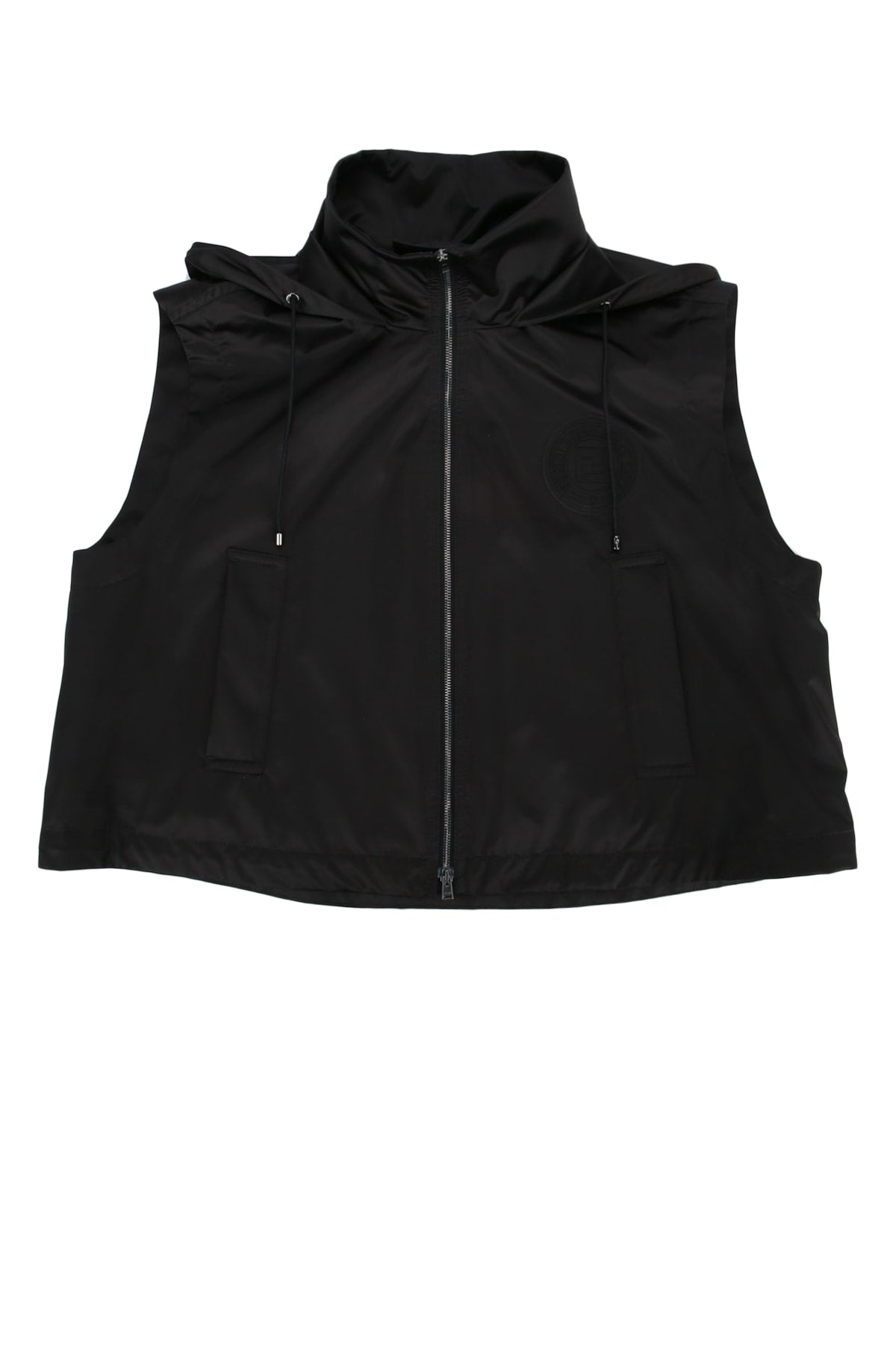 Leisure Hooded Vest Logo