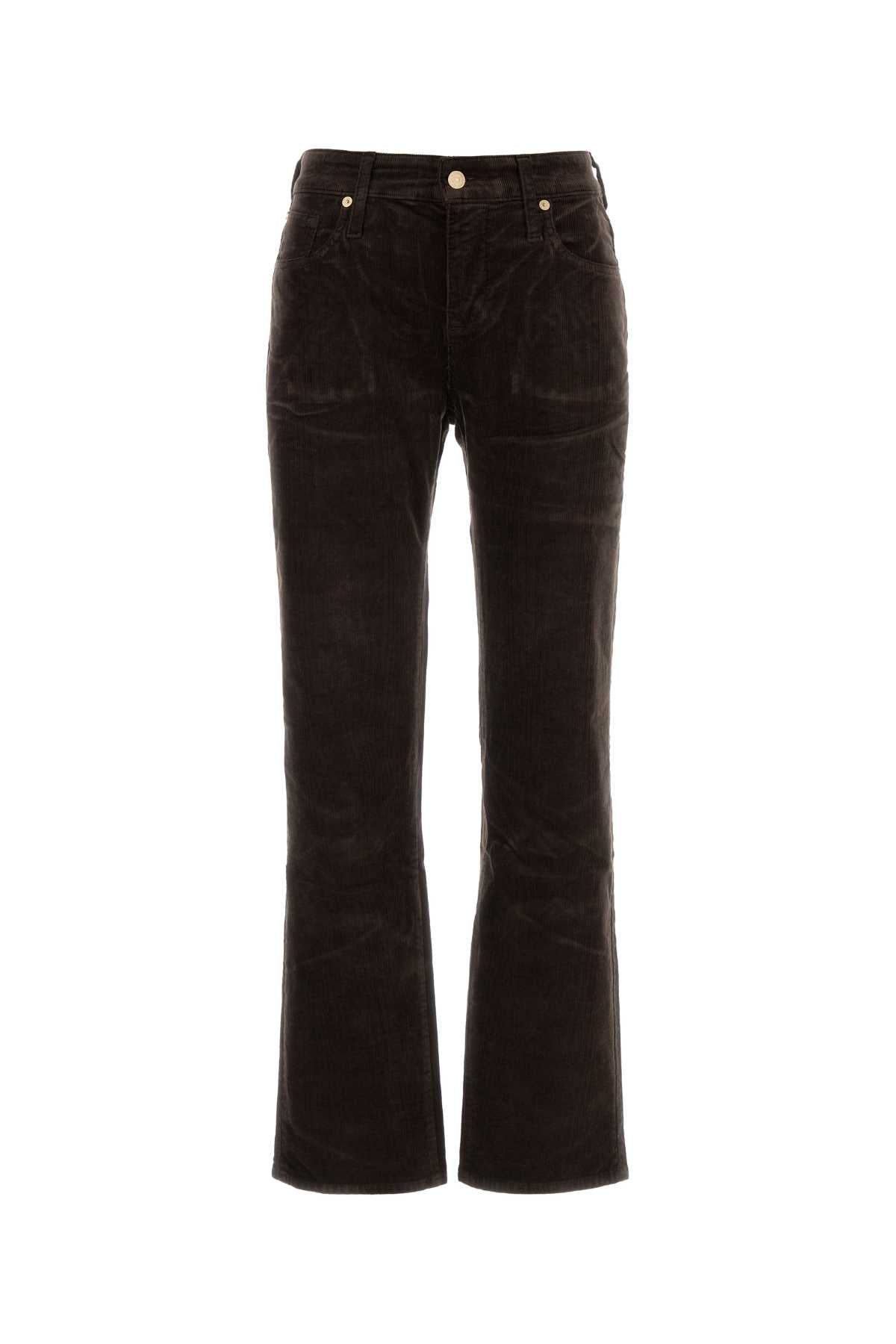 Calie Straight Corduroy Coffee Bean
