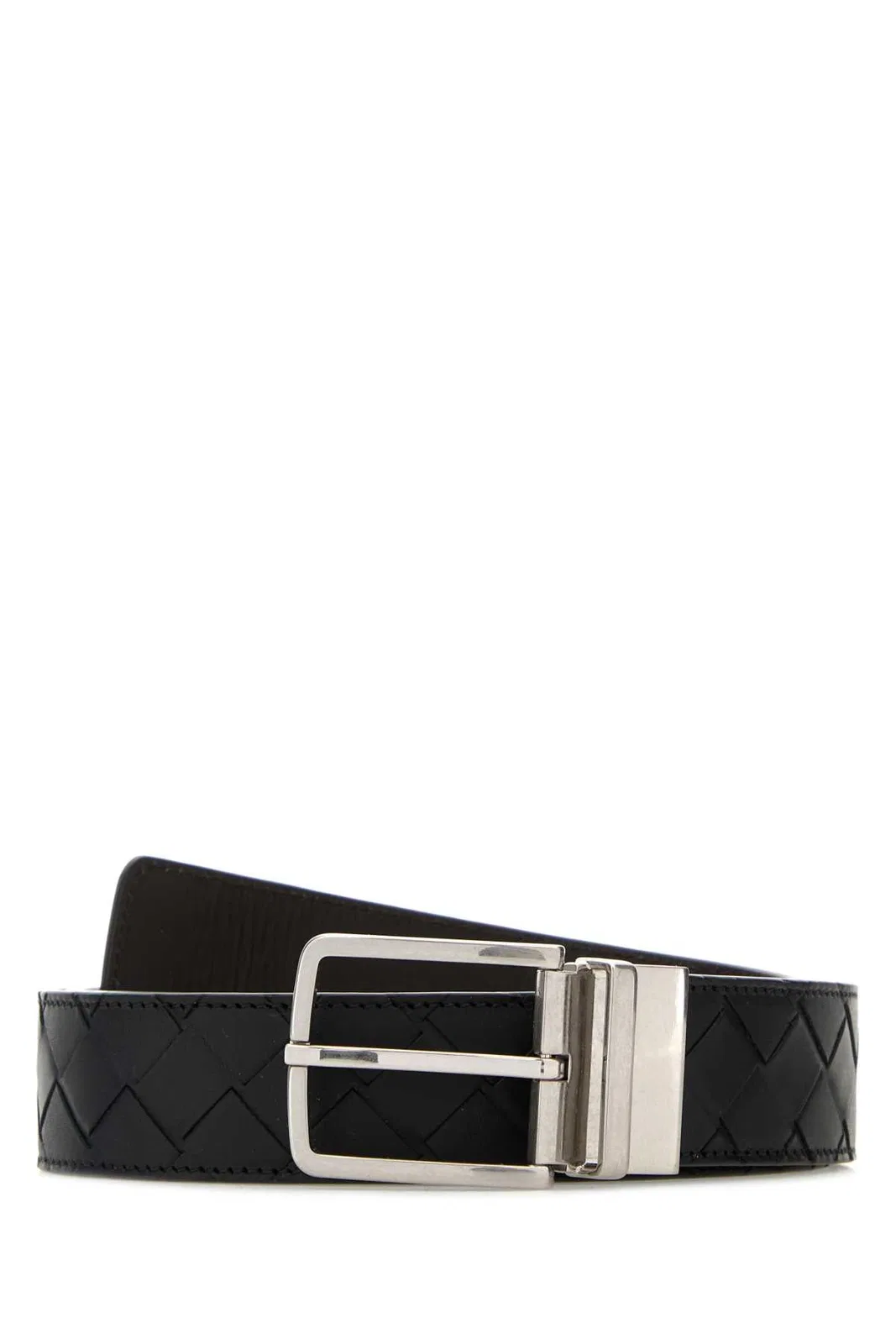 Bottega Veneta Classic Belt 3.5 Intreccio Reversibile