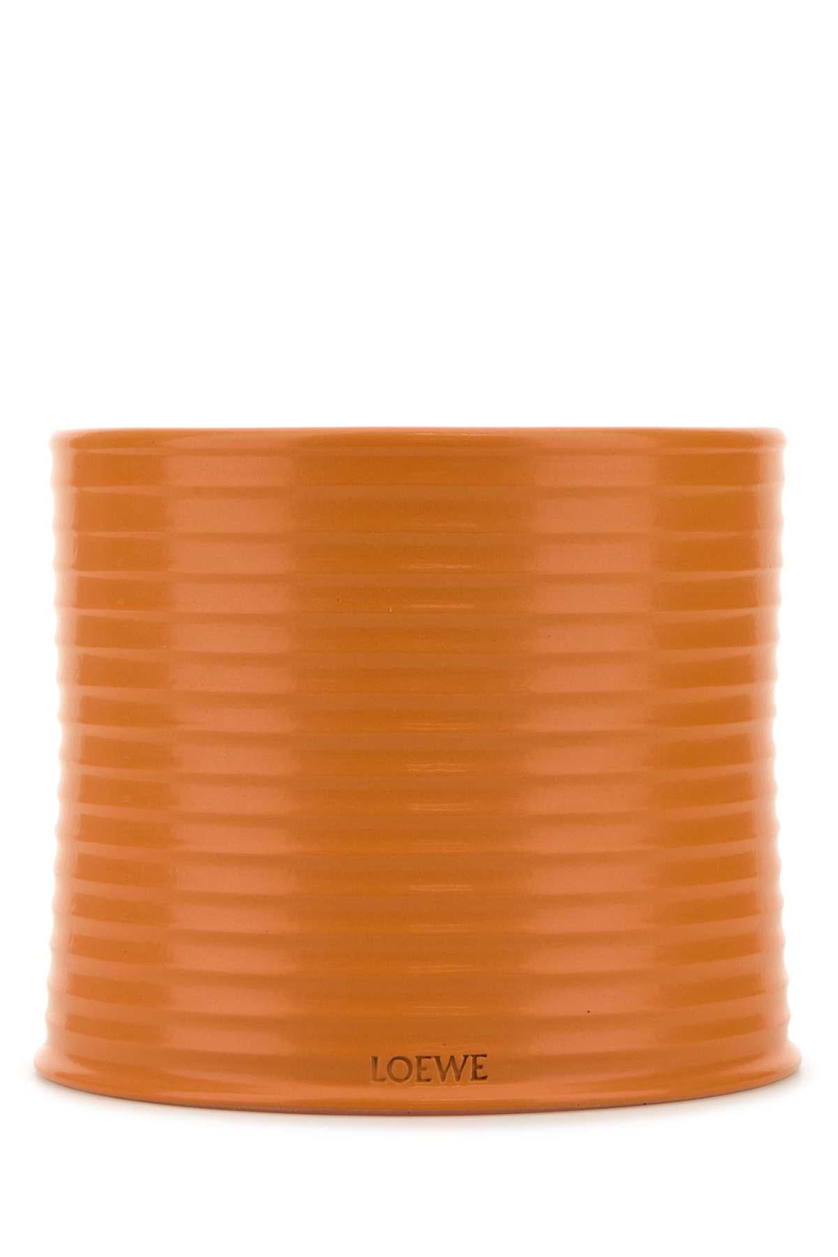 Large Orange Blossom Candle