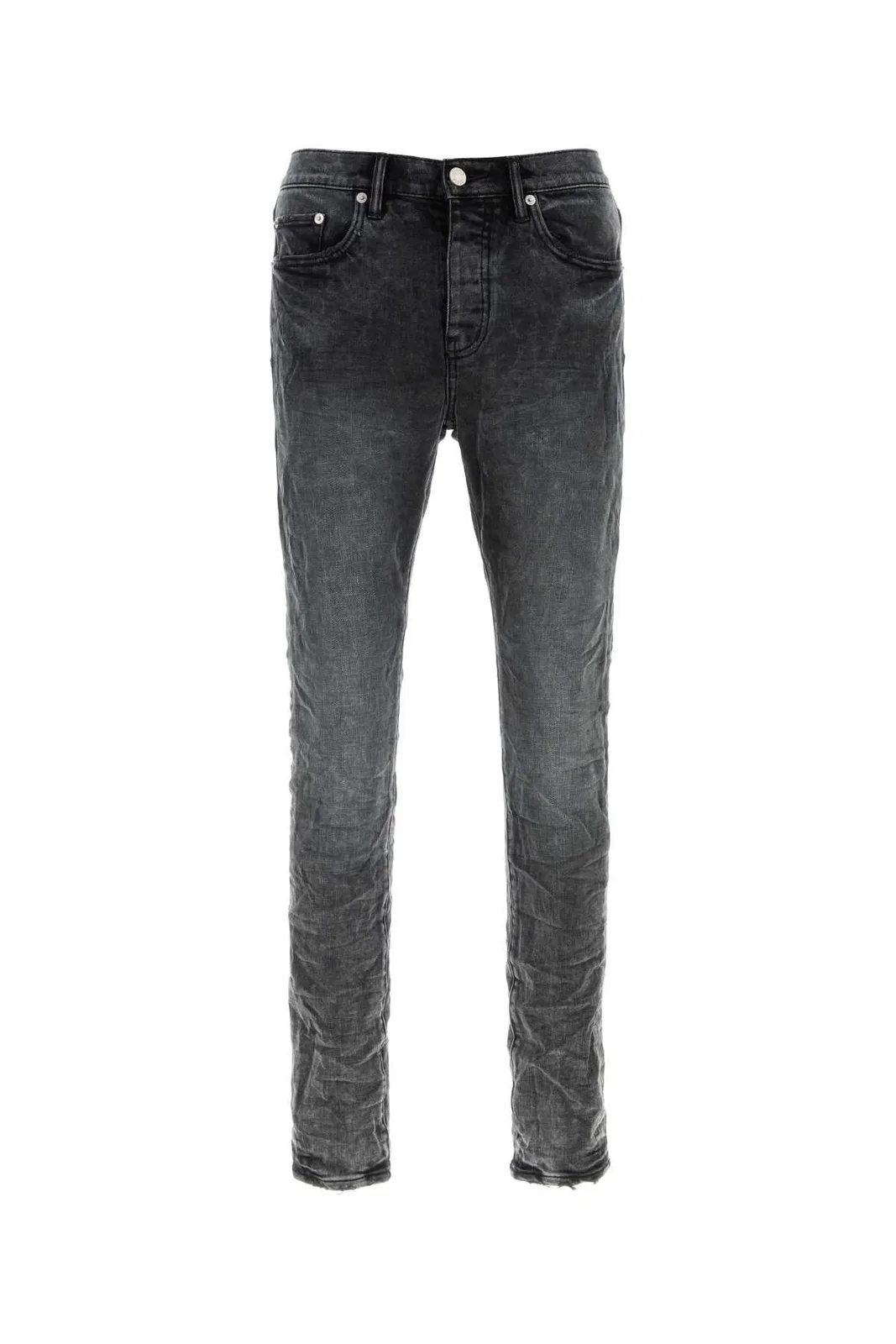 Purple Denim Vintage Wash Black