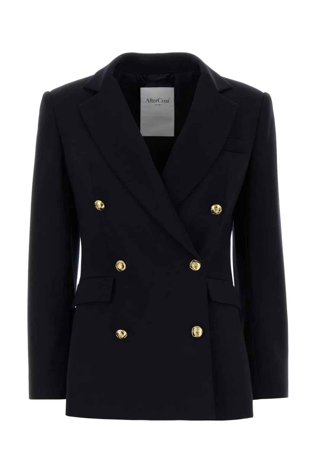 Aftercoat Wool Blazer With Cupro Lining In Blue