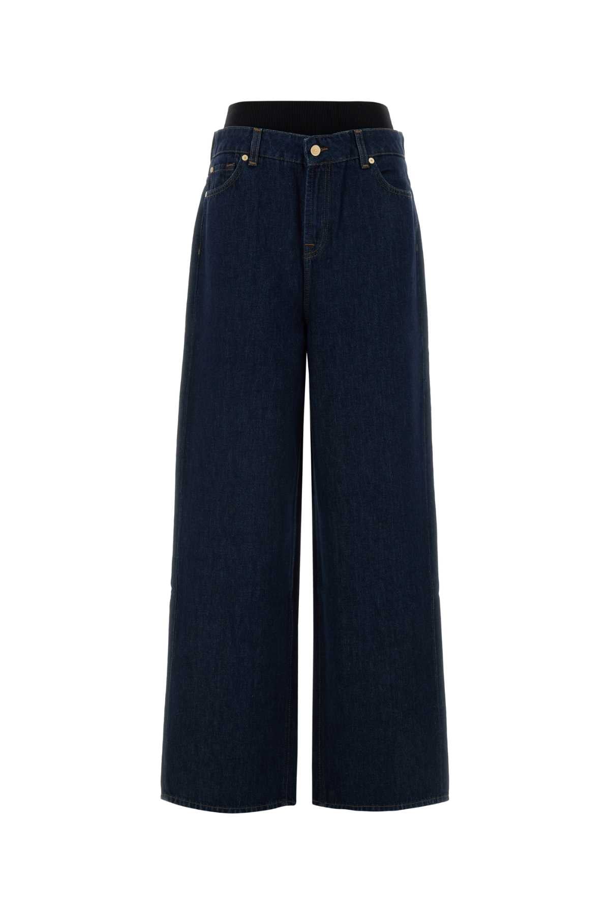 Jeans Con Elastico Vita