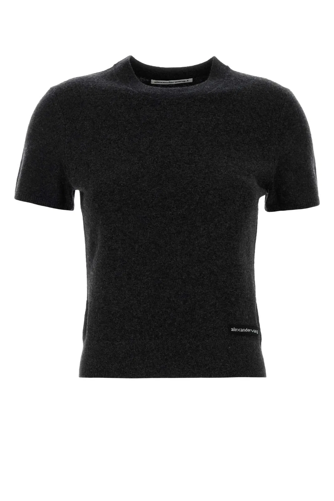 Ss Crewneck Tee W/ Knit Logo Label