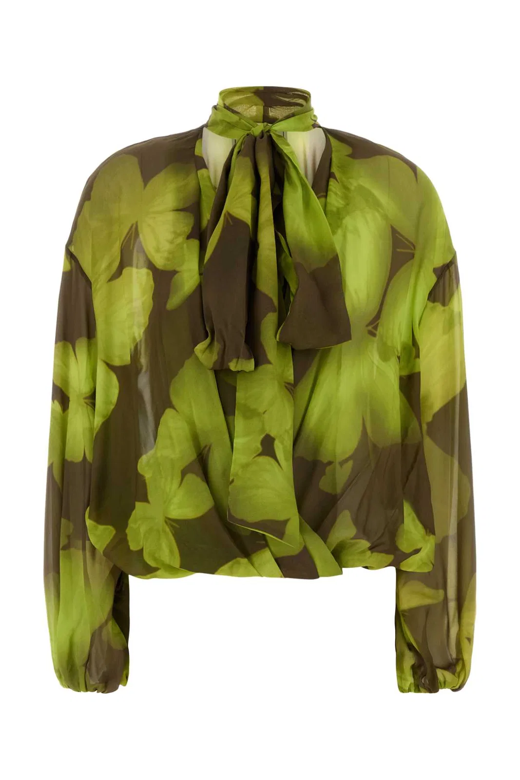 4C269a Print Georgette Top
