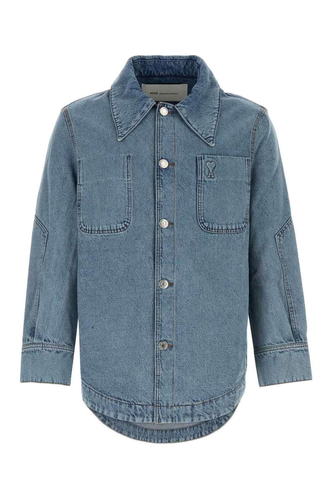 Embossed Ami De Coeur Worker Overshirt