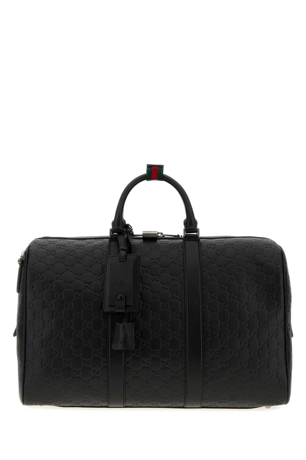 Duffle With Shoulder, Address And Keys Tag, Padloc