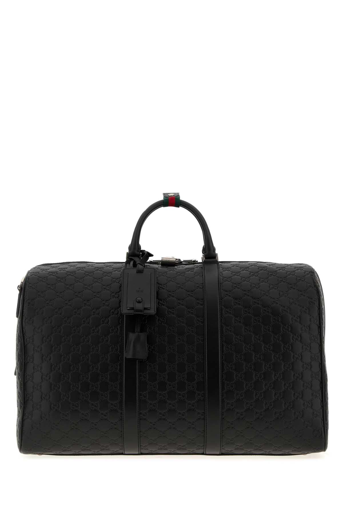Duffle With Shoulder, Address And Keys Tag, Padloc