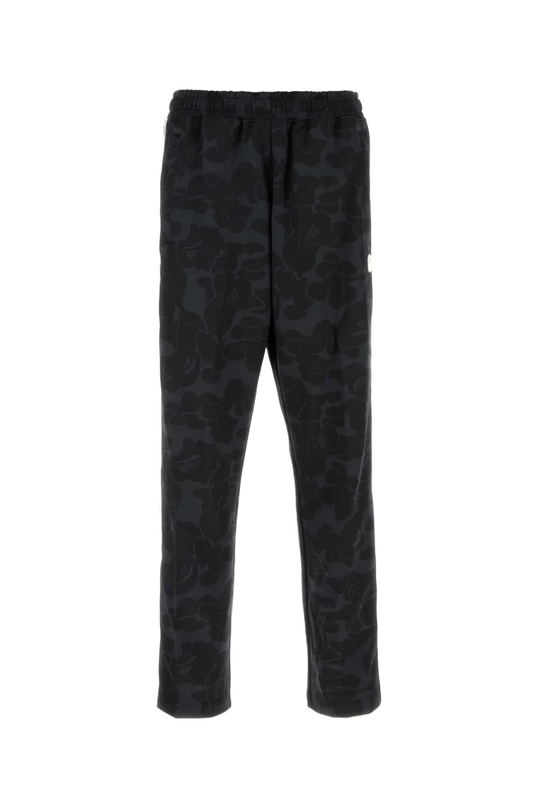 Bape Solid Camo One Point Relaxed Fit Sweatpants M In Black