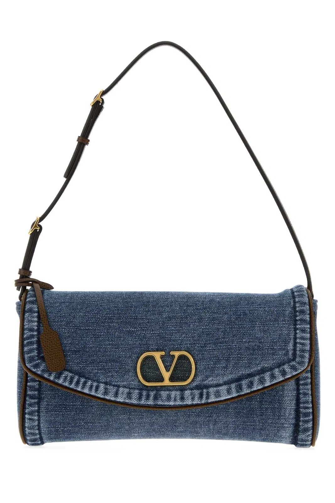 Valentino Garavani Clutch | Devain | Denim/V