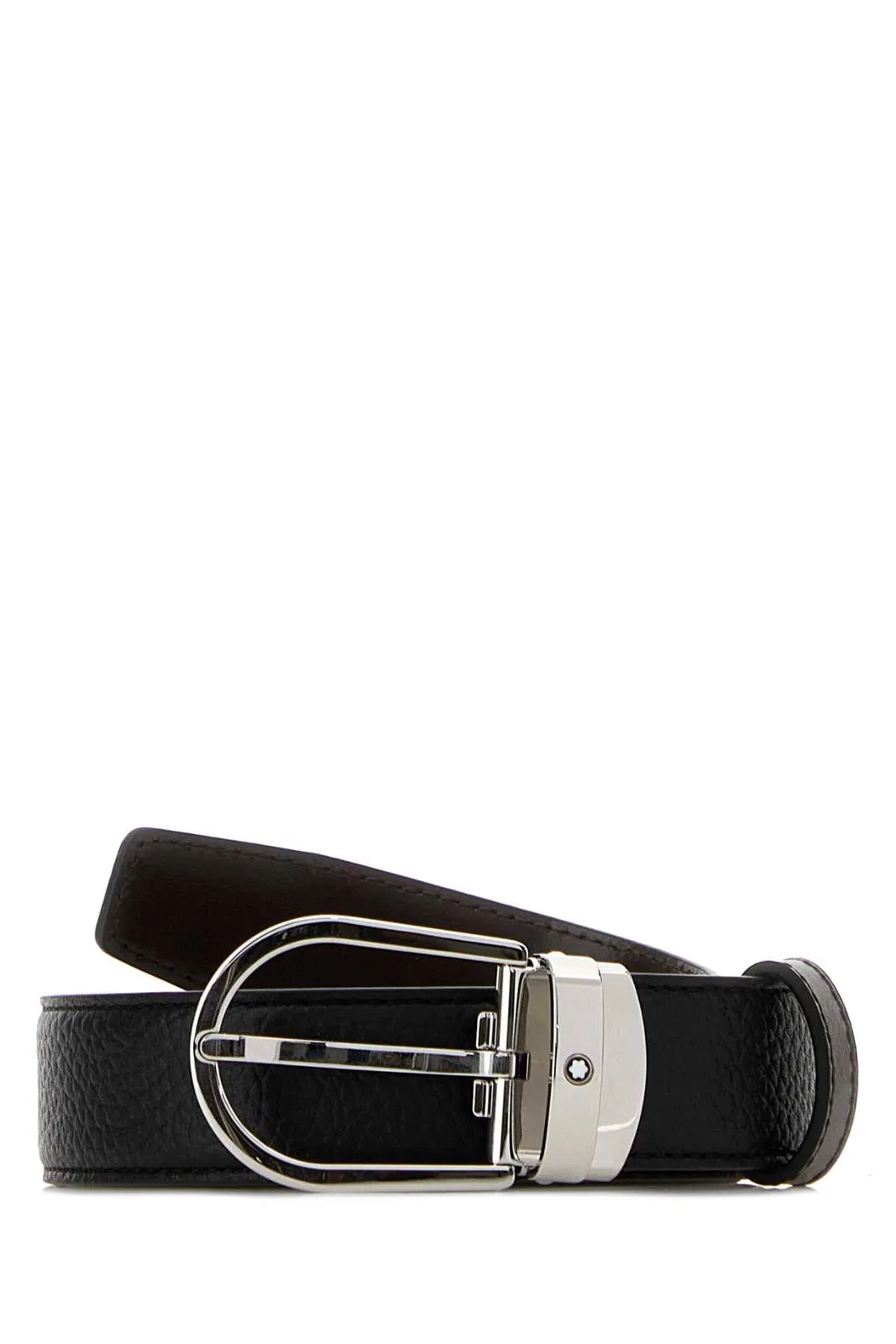 Horseshoe Buckle Black/Ebony 30Mm Reversible Leath