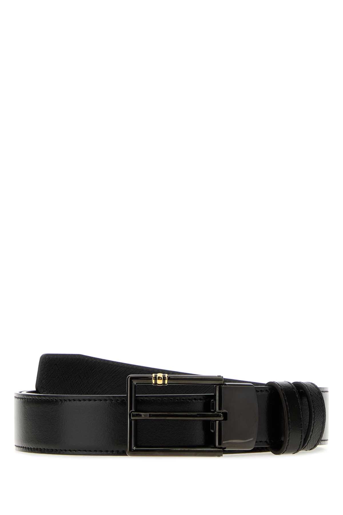 Rectangular Meisterstück Black/Black 30Mm Reversib