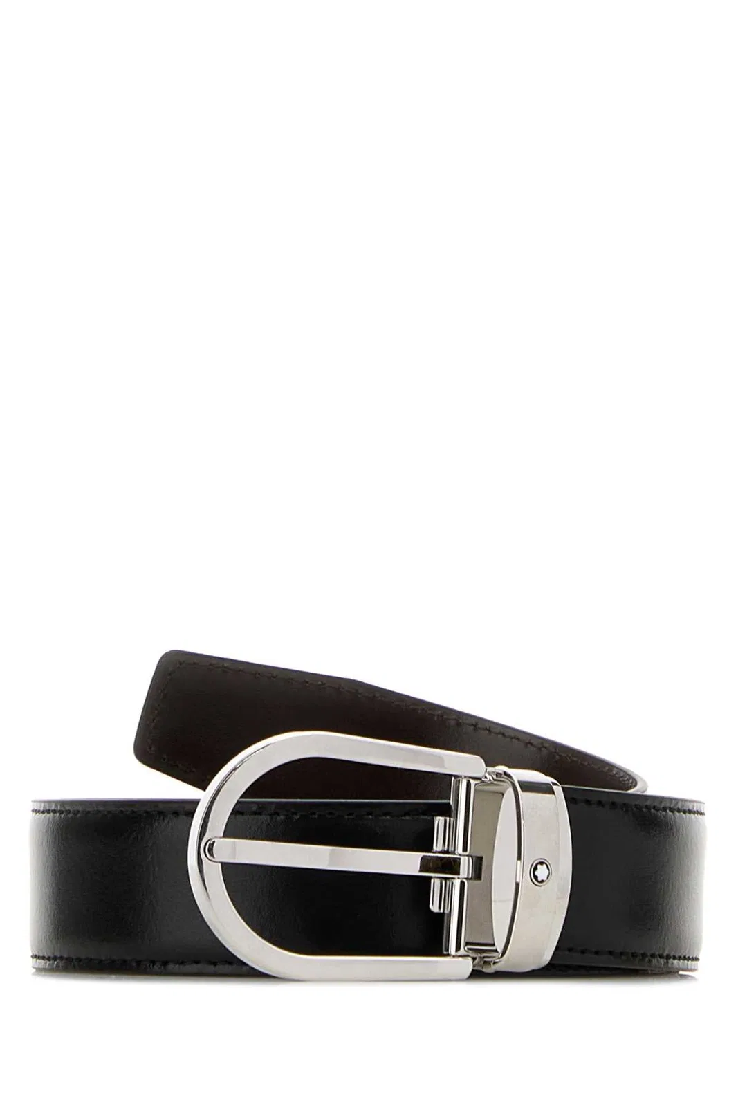 Horseshoe Buckle Black/Ebony 30Mm Reversible Leath