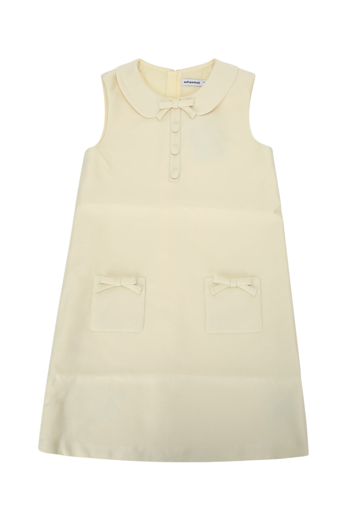 Yellow Taffeta Shift Dress