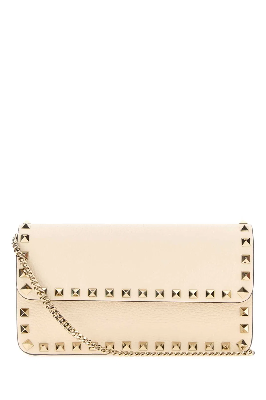 Valentino Garavani Wallet W/strap | Rockstud In White