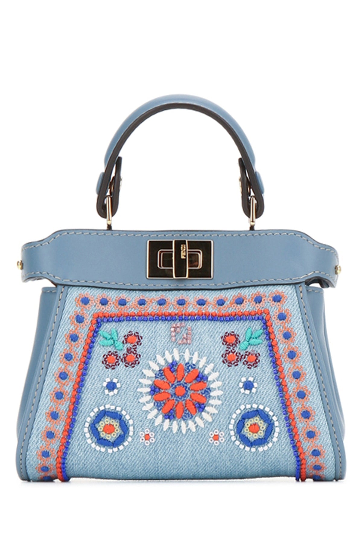 Nano Peekaboo  Denim Ricamo B