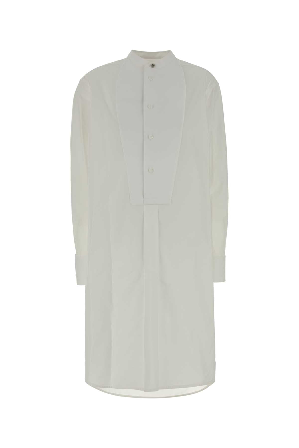 Abito Camicia Con Baschina Bottone Intreccio Metal