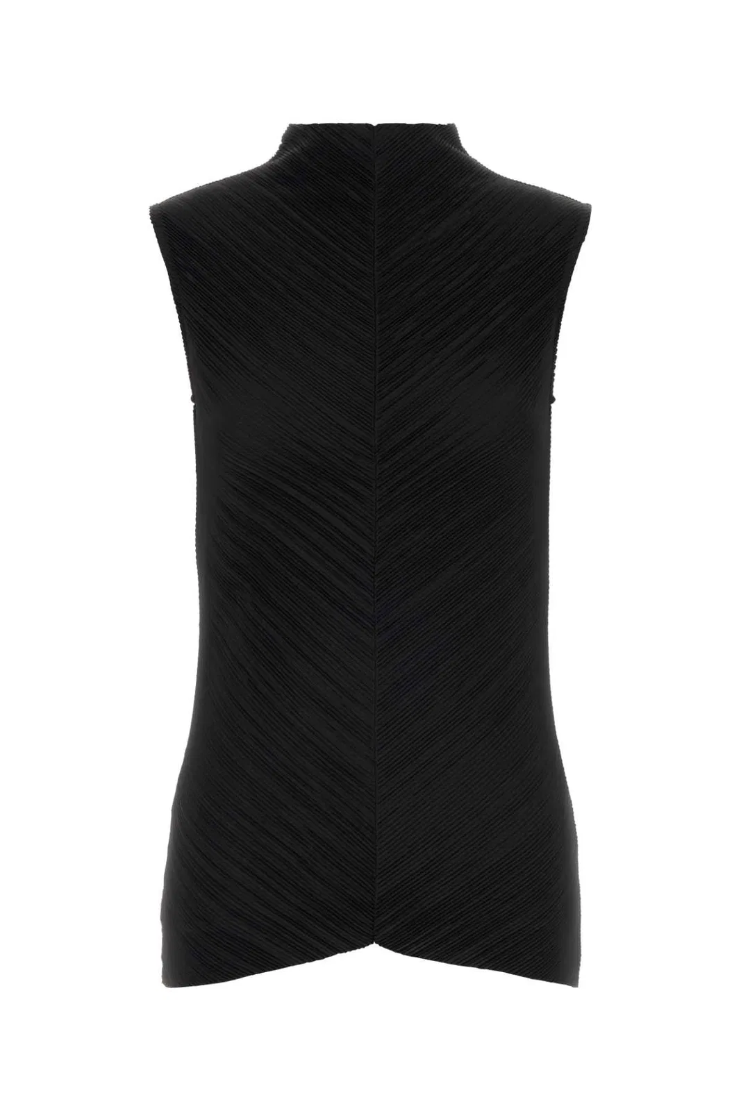 Sl Plisse Mock Neck Top