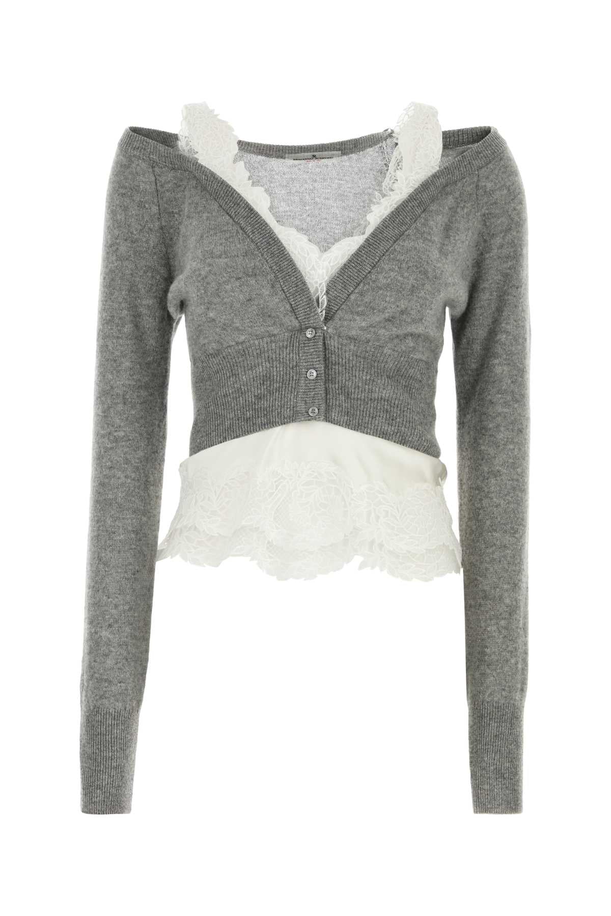 Cardigan Con Pizzo