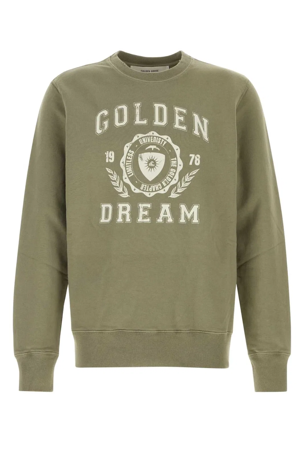 Garment Dyed Crew Neck Sweatshirt