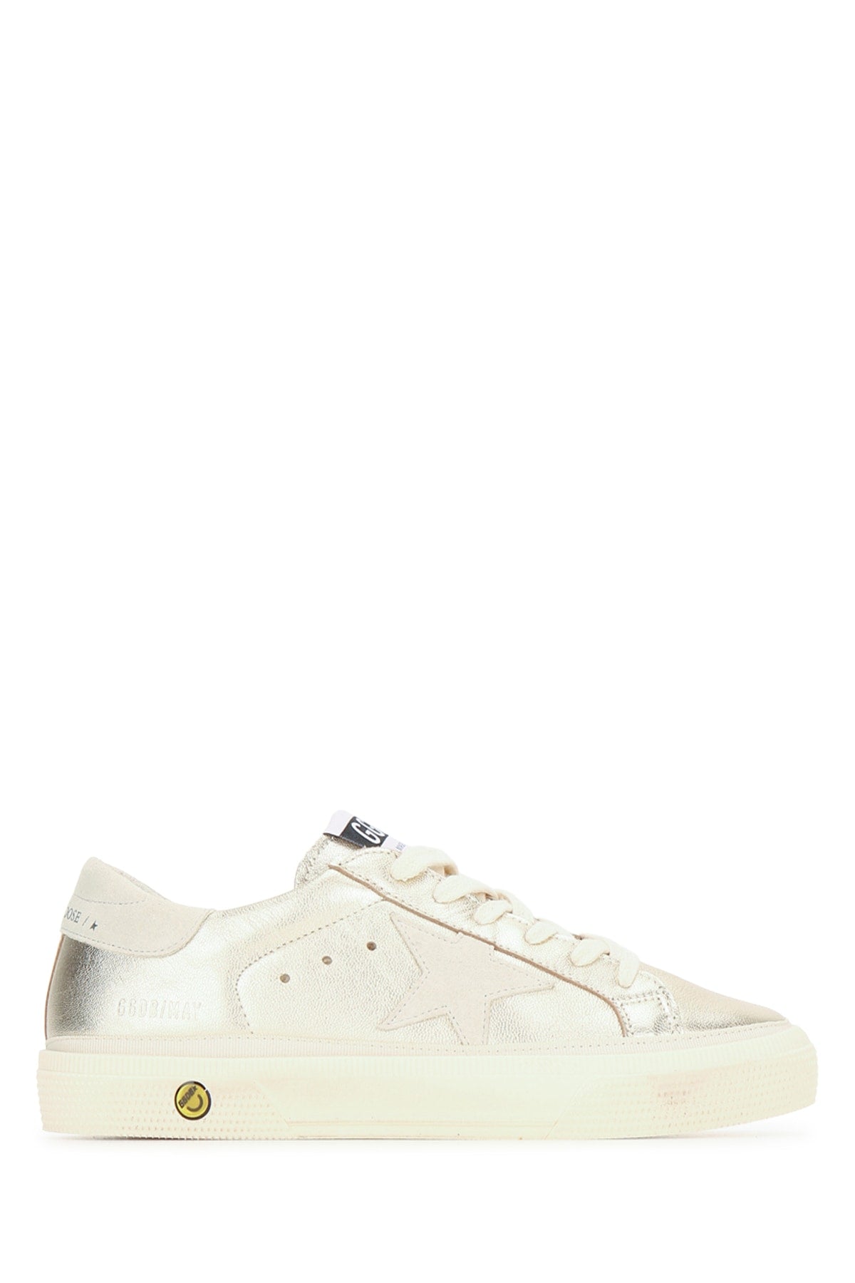 May Laminated Upper Suede Star And Heel