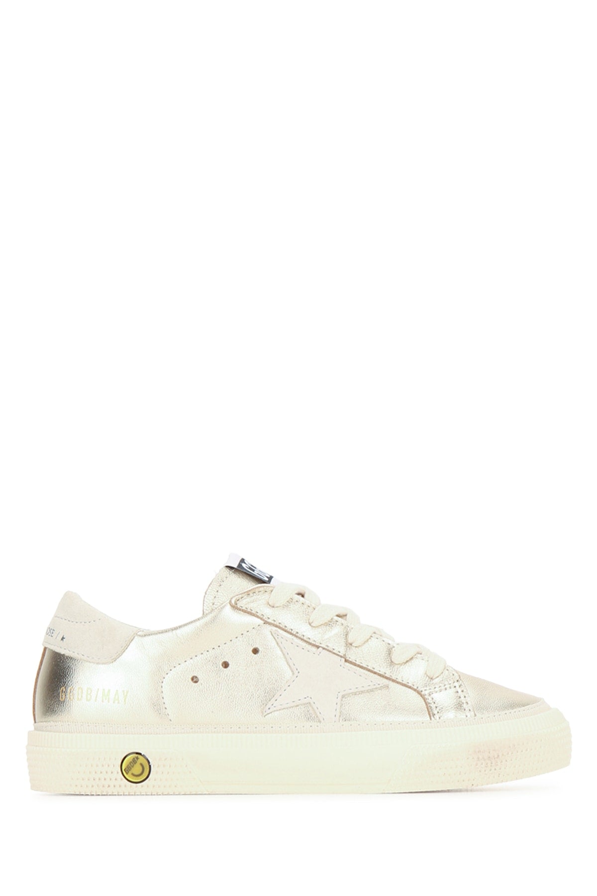 Kids May Laminated Upper Suede Star And Heel