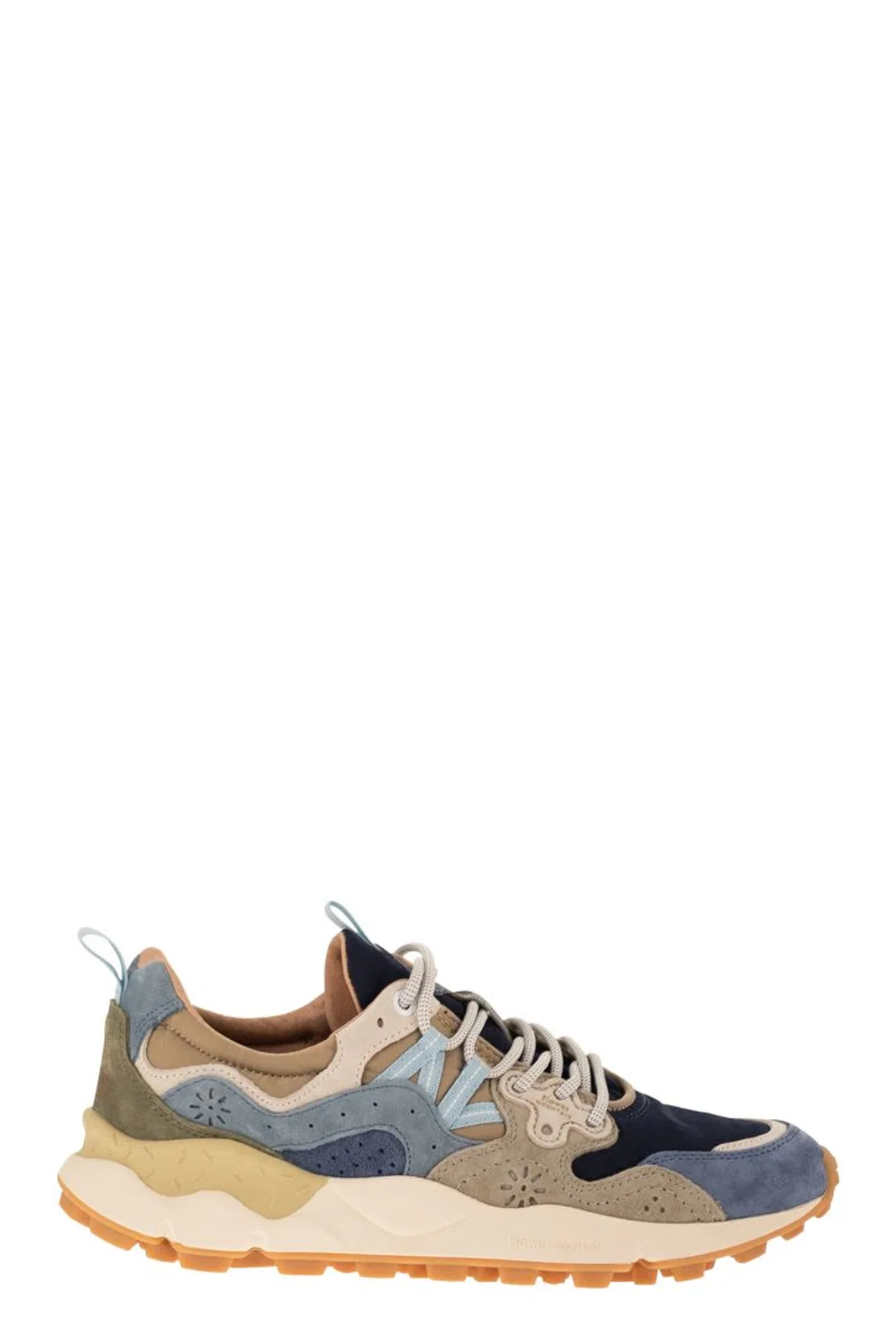 Yamano 3 - Sneakers In Suede And Technical Fabric