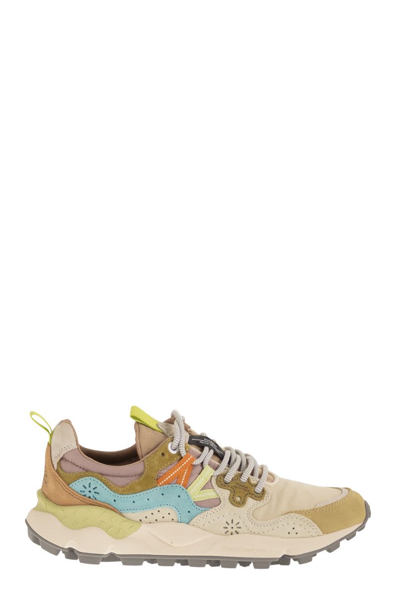 Yamano 3 - Sneakers In Suede And Technical Fabric