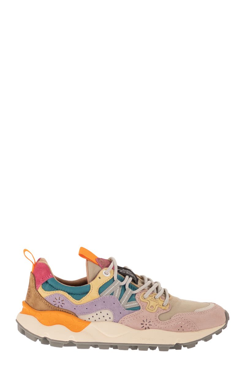 Yamano 3 - Sneakers In Suede And Technical Fabric