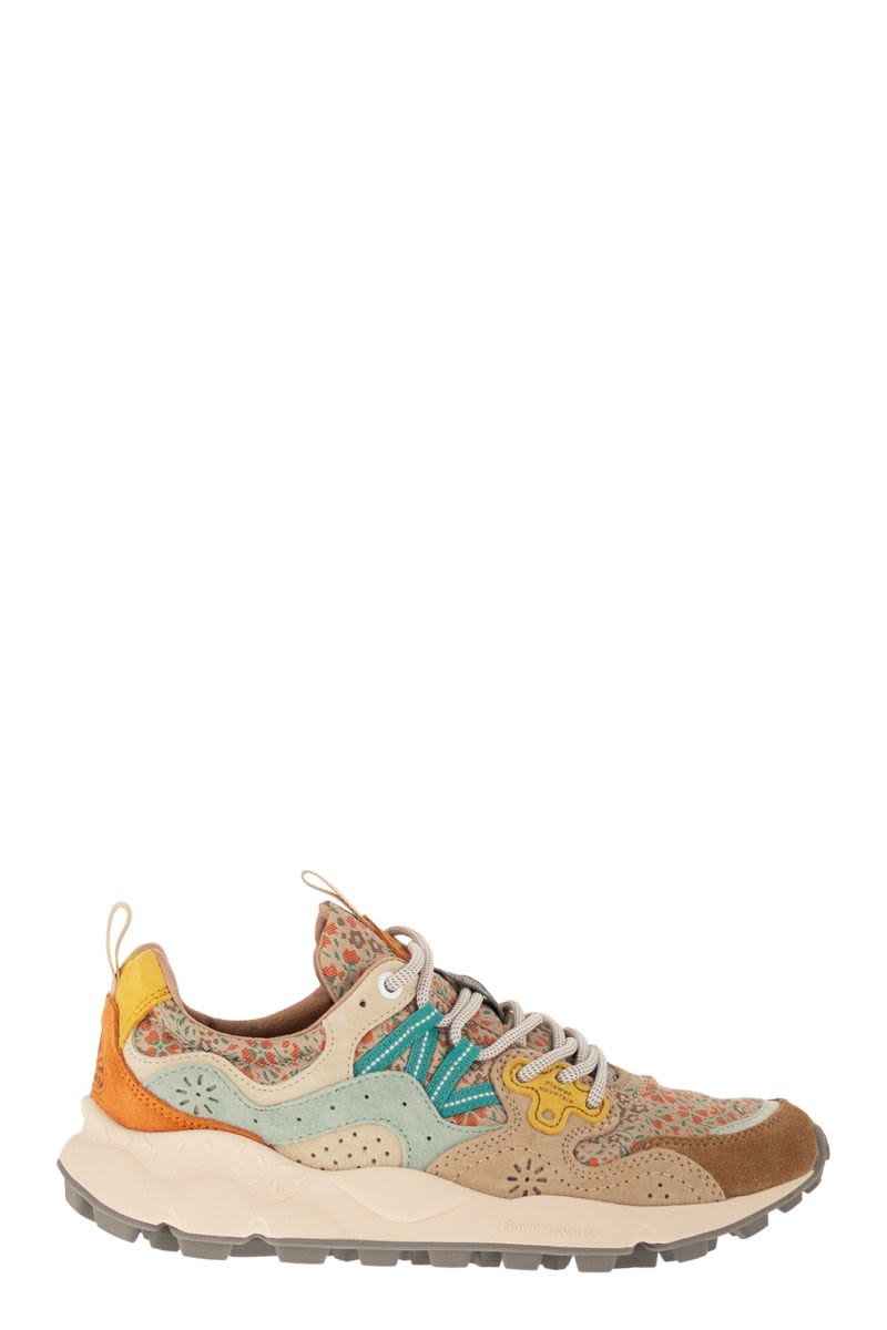 Yamano 3 - Sneakers In Suede And Technical Fabric