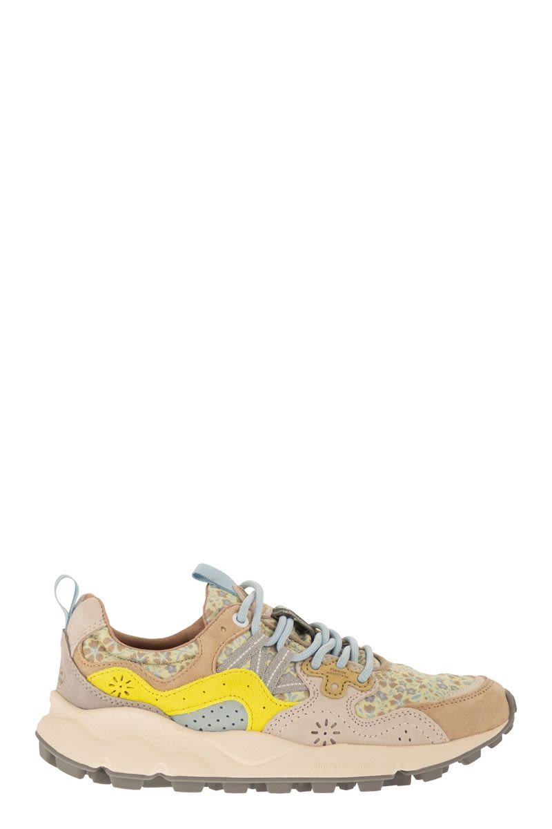 Yamano 3 - Sneakers In Suede And Technical Fabric